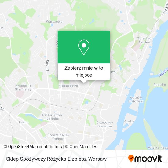 Mapa Sklep Spożywczy Różycka Elżbieta