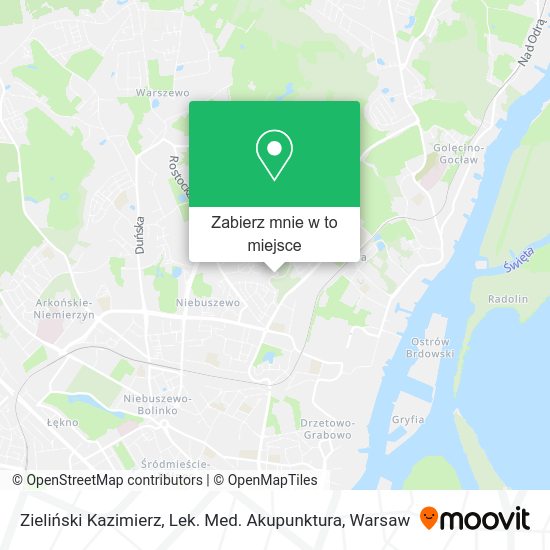 Mapa Zieliński Kazimierz, Lek. Med. Akupunktura