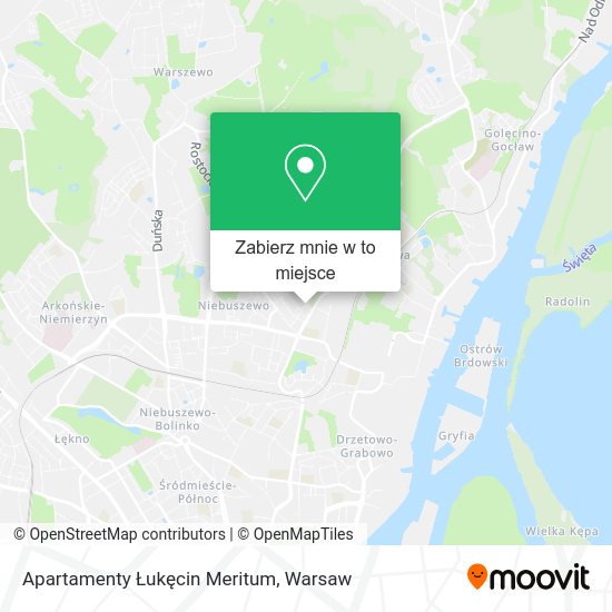 Mapa Apartamenty Łukęcin Meritum