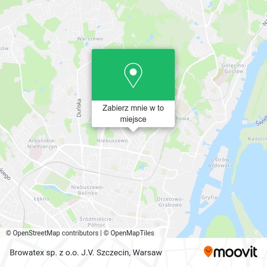 Mapa Browatex sp. z o.o. J.V. Szczecin