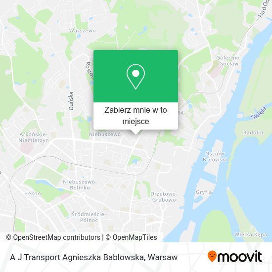 Mapa A J Transport Agnieszka Bablowska