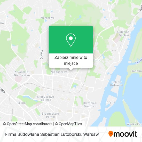 Mapa Firma Budowlana Sebastian Lutoborski