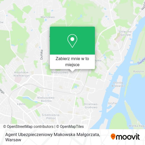 Mapa Agent Ubezpieczeniowy Makowska Małgorzata