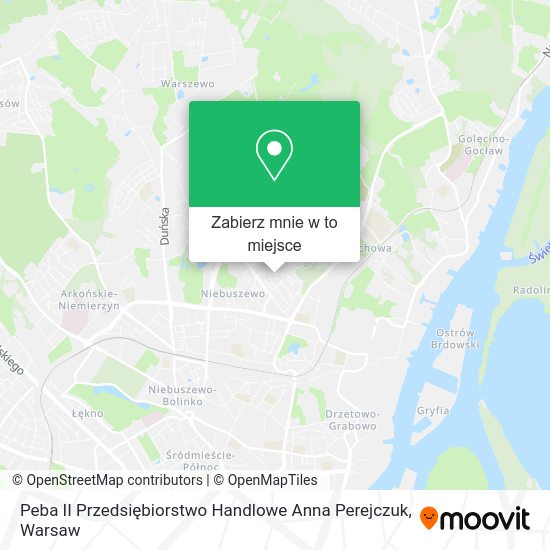 Mapa Peba II Przedsiębiorstwo Handlowe Anna Perejczuk