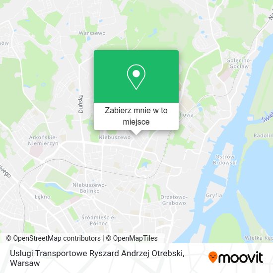 Mapa Uslugi Transportowe Ryszard Andrzej Otrebski