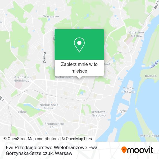 Mapa Ewi Przedsiębiorstwo Wielobranżowe Ewa Górzyńska-Strzelczuk