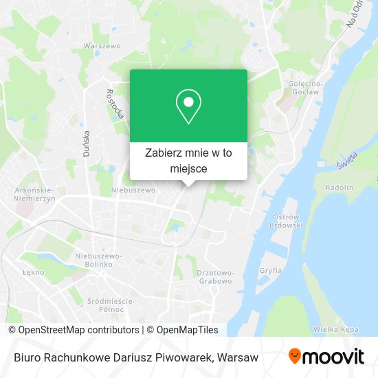 Mapa Biuro Rachunkowe Dariusz Piwowarek