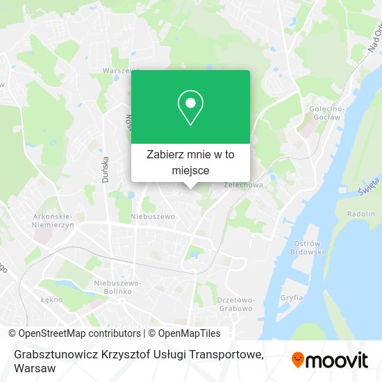 Mapa Grabsztunowicz Krzysztof Usługi Transportowe