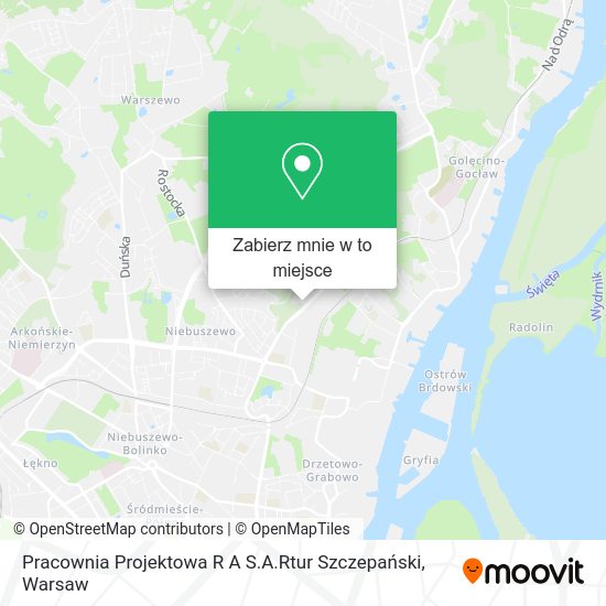 Mapa Pracownia Projektowa R A S.A.Rtur Szczepański