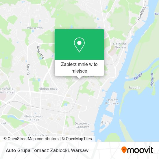 Mapa Auto Grupa Tomasz Zablocki