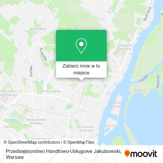 Mapa Przedsiębiorstwo Handlowo-Usługowe Jakubowski