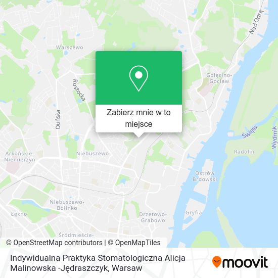 Mapa Indywidualna Praktyka Stomatologiczna Alicja Malinowska -Jędraszczyk