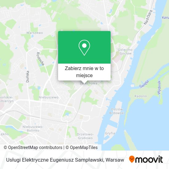 Mapa Usługi Elektryczne Eugeniusz Sampławski