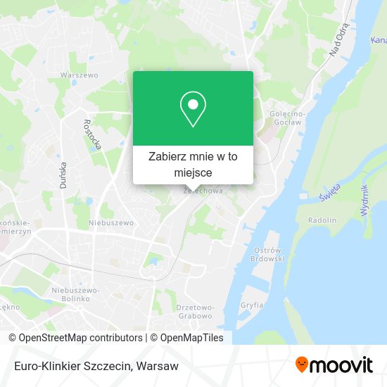 Mapa Euro-Klinkier Szczecin