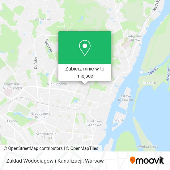 Mapa Zaklad Wodociagow i Kanalizacji