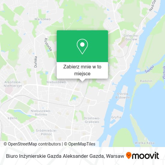 Mapa Biuro Inżynierskie Gazda Aleksander Gazda