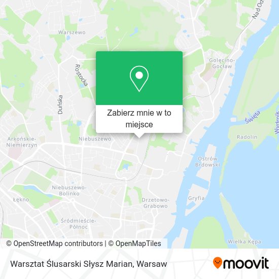 Mapa Warsztat Ślusarski Słysz Marian