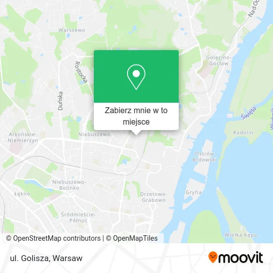 Mapa ul. Golisza