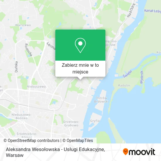 Mapa Aleksandra Wesołowska - Usługi Edukacyjne