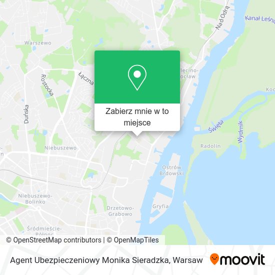 Mapa Agent Ubezpieczeniowy Monika Sieradzka