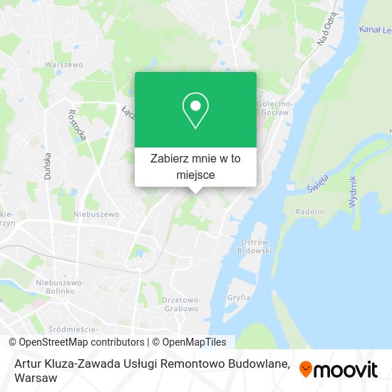 Mapa Artur Kluza-Zawada Usługi Remontowo Budowlane