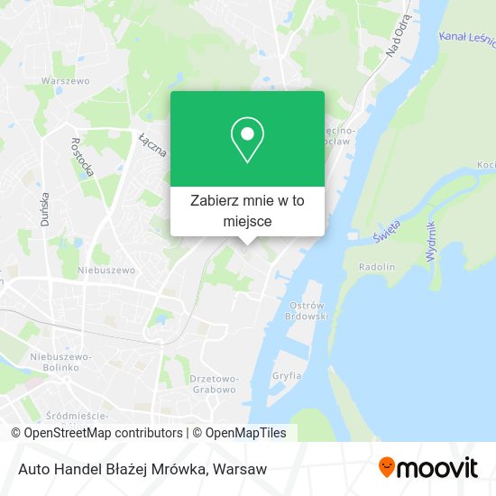 Mapa Auto Handel Błażej Mrówka