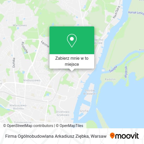 Mapa Firma Ogólnobudowlana Arkadiusz Ziębka