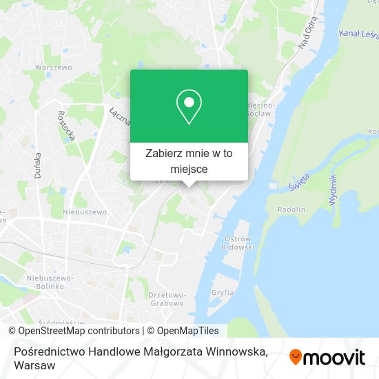 Mapa Pośrednictwo Handlowe Małgorzata Winnowska