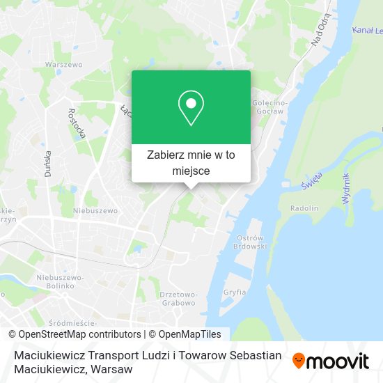 Mapa Maciukiewicz Transport Ludzi i Towarow Sebastian Maciukiewicz