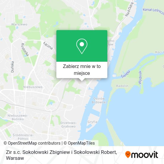 Mapa Zir s.c. Sokołowski Zbigniew i Sokołowski Robert