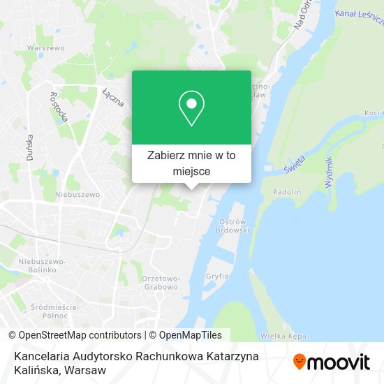 Mapa Kancelaria Audytorsko Rachunkowa Katarzyna Kalińska