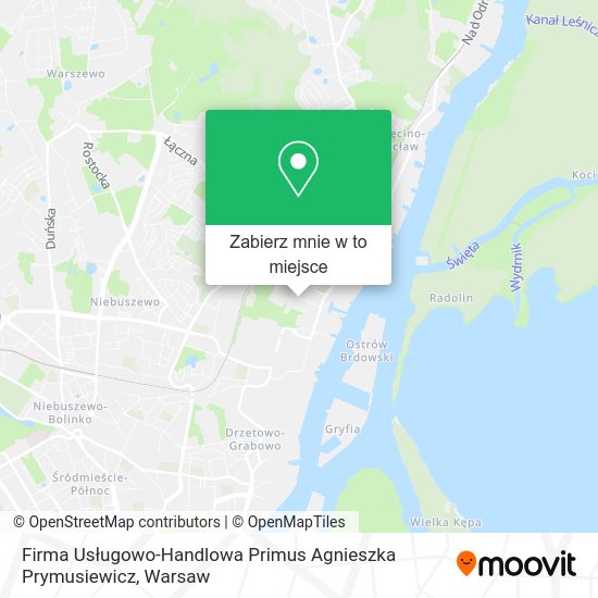 Mapa Firma Usługowo-Handlowa Primus Agnieszka Prymusiewicz