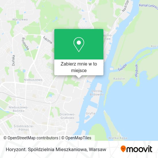 Mapa Horyzont. Spółdzielnia Mieszkaniowa