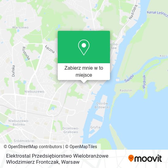 Mapa Elektrostal Przedsiębiorstwo Wielobranżowe Włodzimierz Frontczak