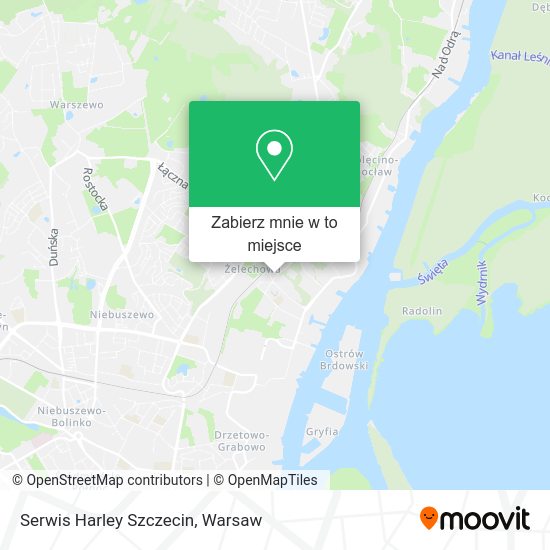 Mapa Serwis Harley Szczecin