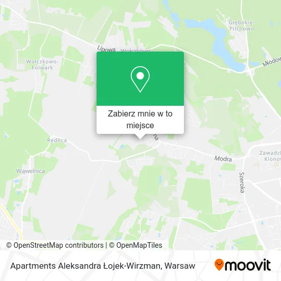 Mapa Apartments Aleksandra Łojek-Wirzman