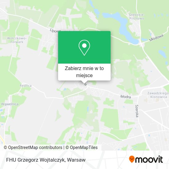 Mapa FHU Grzegorz Wojtalczyk