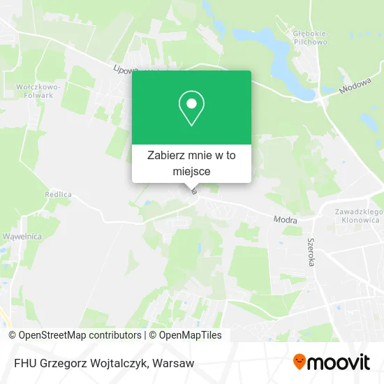 Mapa FHU Grzegorz Wojtalczyk