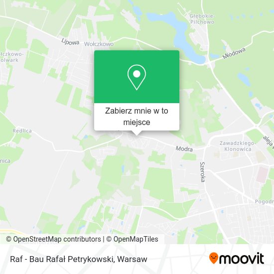 Mapa Raf - Bau Rafał Petrykowski