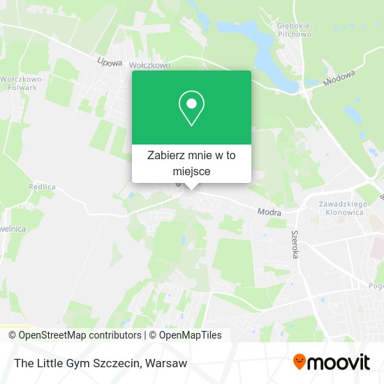 Mapa The Little Gym Szczecin