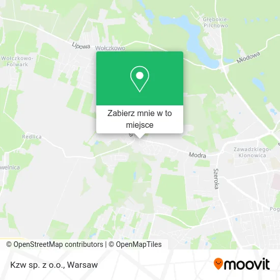 Mapa Kzw sp. z o.o.