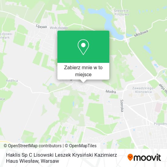 Mapa Haklis Sp C Lisowski Leszek Krysiński Kazimierz Haus Wiesław