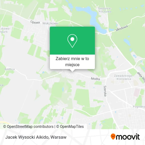 Mapa Jacek Wysocki Aikido
