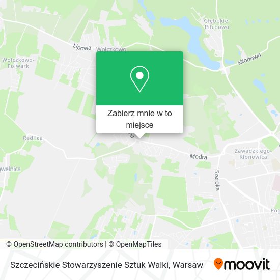 Mapa Szczecińskie Stowarzyszenie Sztuk Walki