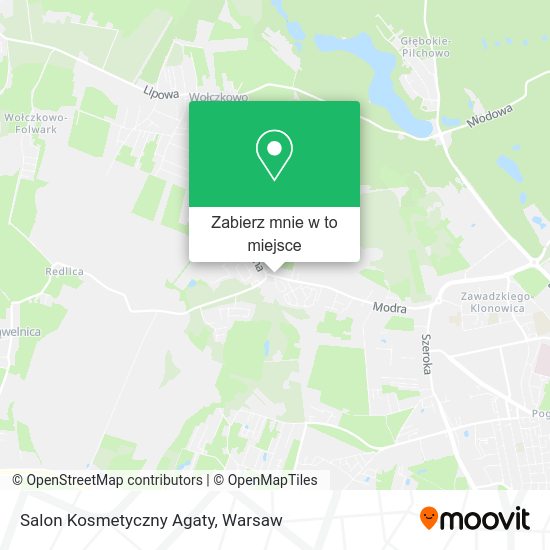 Mapa Salon Kosmetyczny Agaty