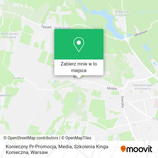 Mapa Konieczny Pr-Promocja, Media, Szkolenia Kinga Konieczna