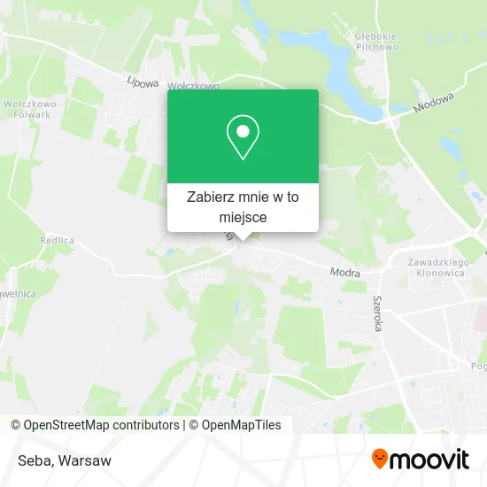 Mapa Seba