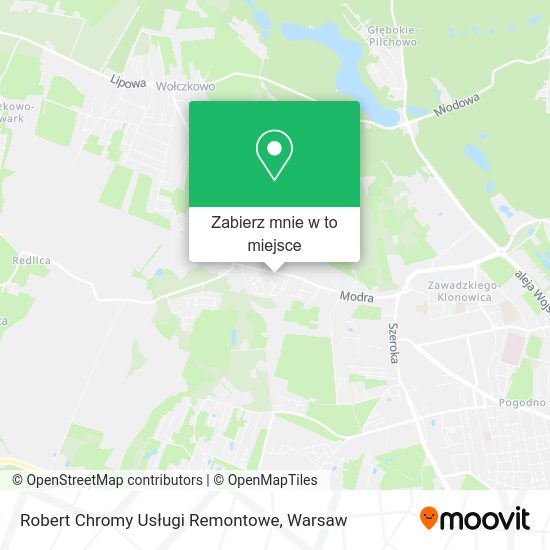 Mapa Robert Chromy Usługi Remontowe