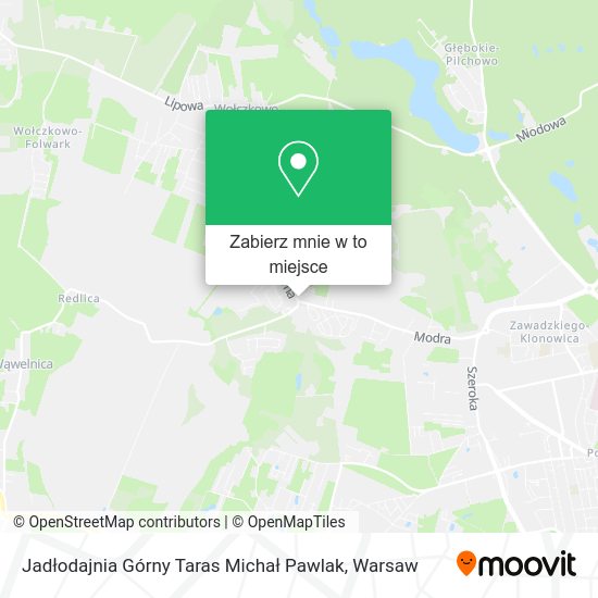 Mapa Jadłodajnia Górny Taras Michał Pawlak