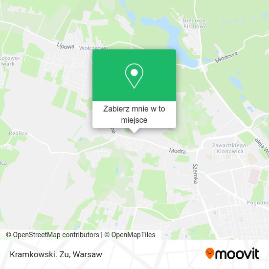 Mapa Kramkowski. Zu